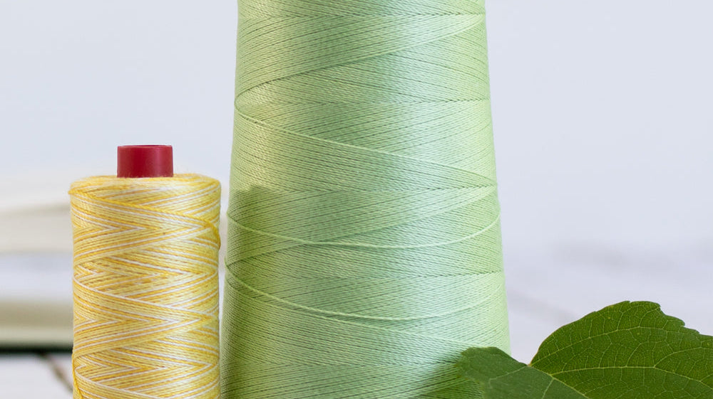 HOW TO WE USE AURIFIL 12 WT THREAD