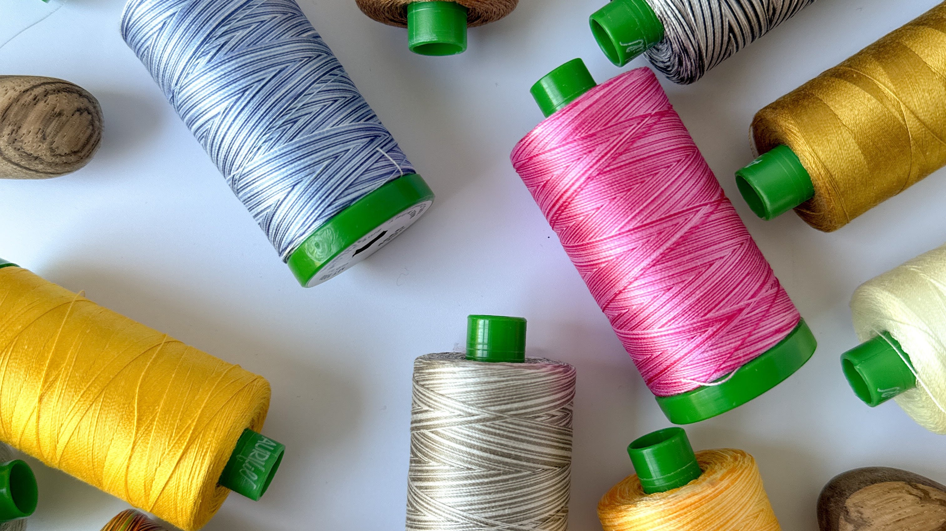 Fall in love with Aurifil 40wt!