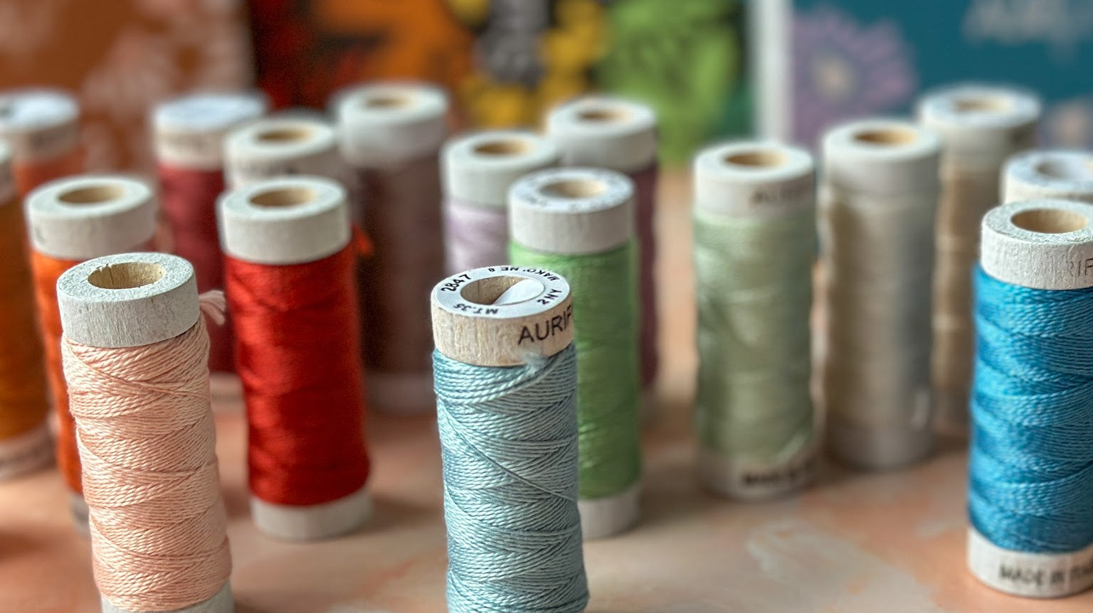 Meet Aurifil 100% Cotton 8wt thread!
