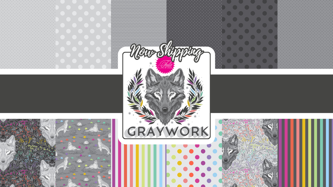 Tula Pink's Graywork: Neutrals with Depth & Design Freedom