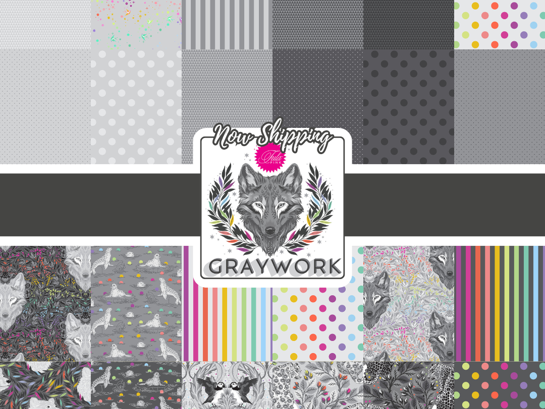 Tula Pink's Graywork: Neutrals with Depth & Design Freedom