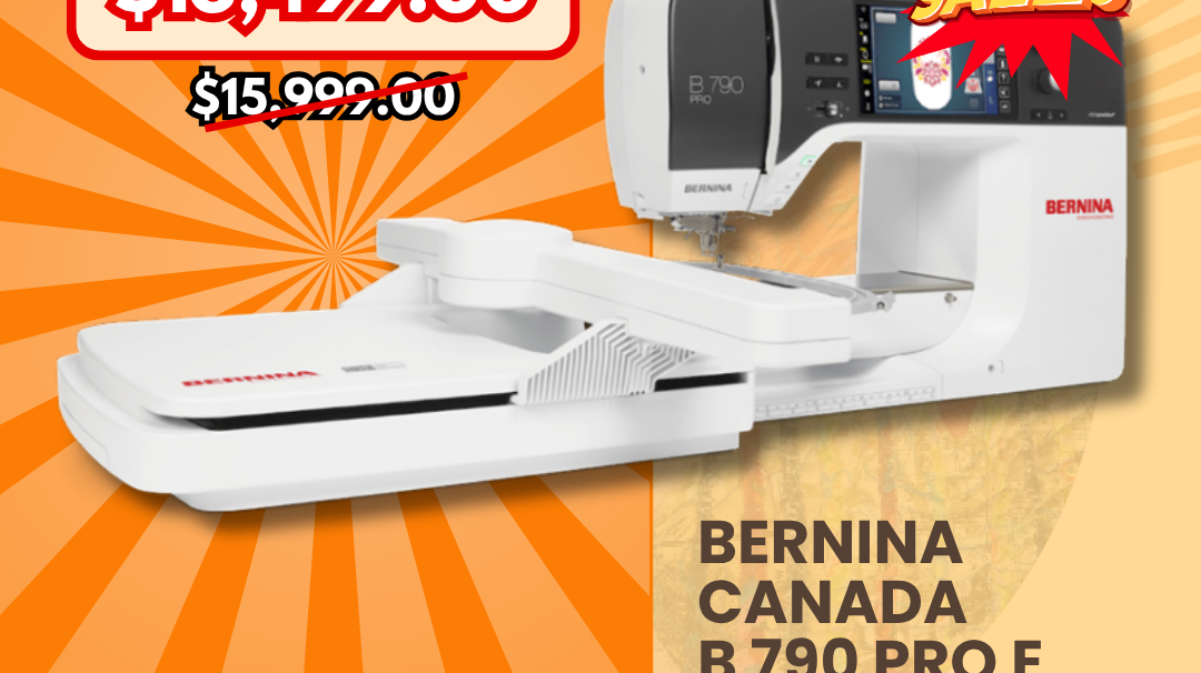 The BERNINA 790 PRO: Precision, Power & the Deal of the Season!