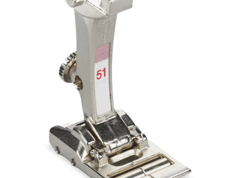 Smooth Sewing on Sticky and Textured Fabrics with the BERNINA Foot #51 New Roller