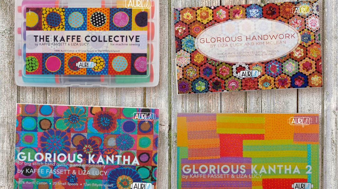 The Kaffe Collective Aurifil Collections