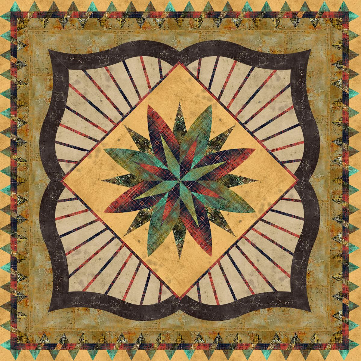 Mysterious Courtyard Quilt