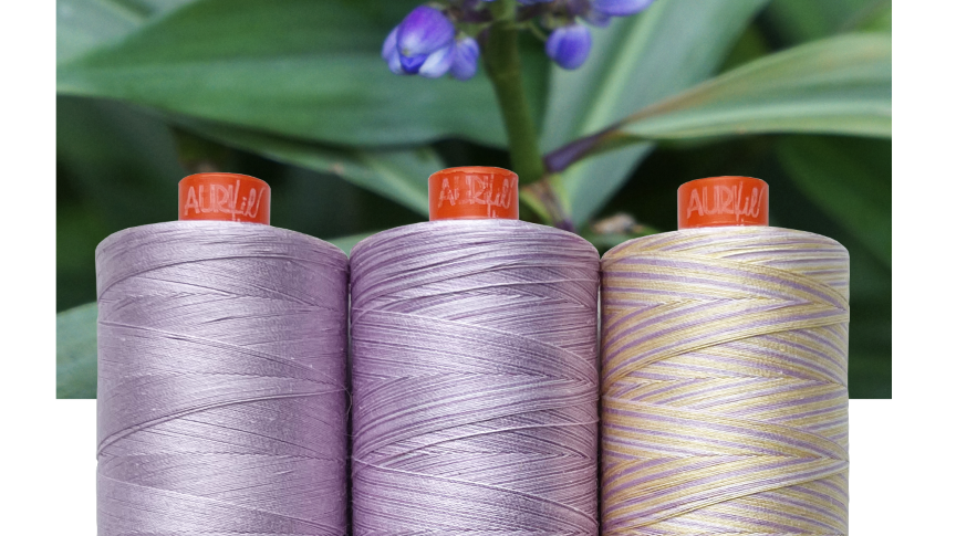 AURIFIL - Thread Color Builder 2022: OCTOBER, Hawaiian Blue Ginger