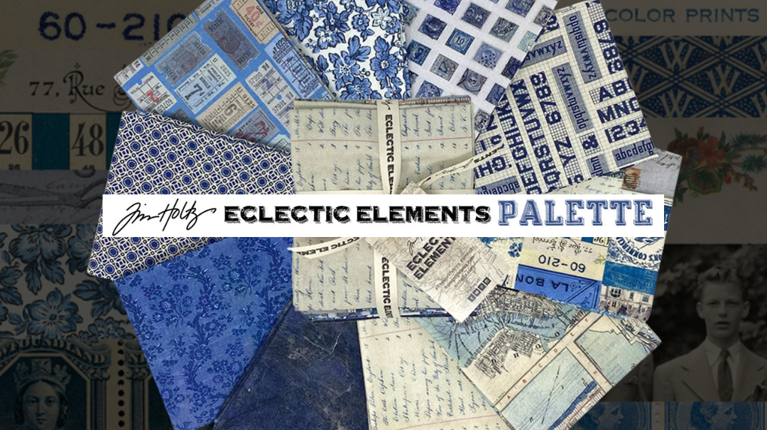 Exploring Color Stories Through Tim Holtz’s Indigo Palette