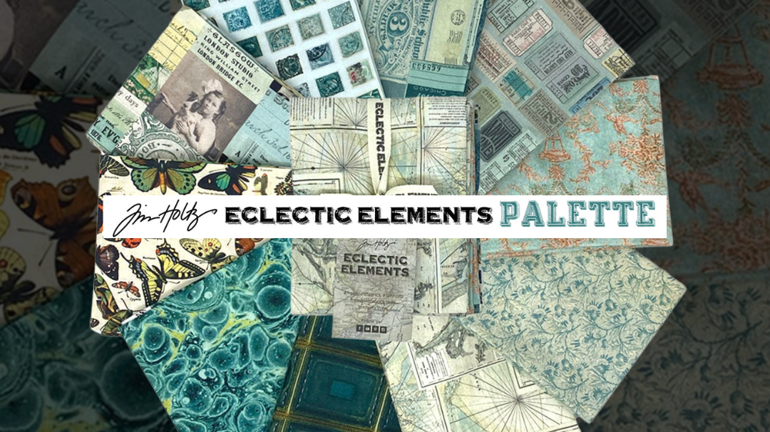 Dive Into Rich Color with Tim Holtz’s “Palette Teal” Collection