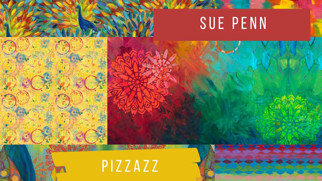 Sue Penn "Pizzazz" collection is being shipped right now!