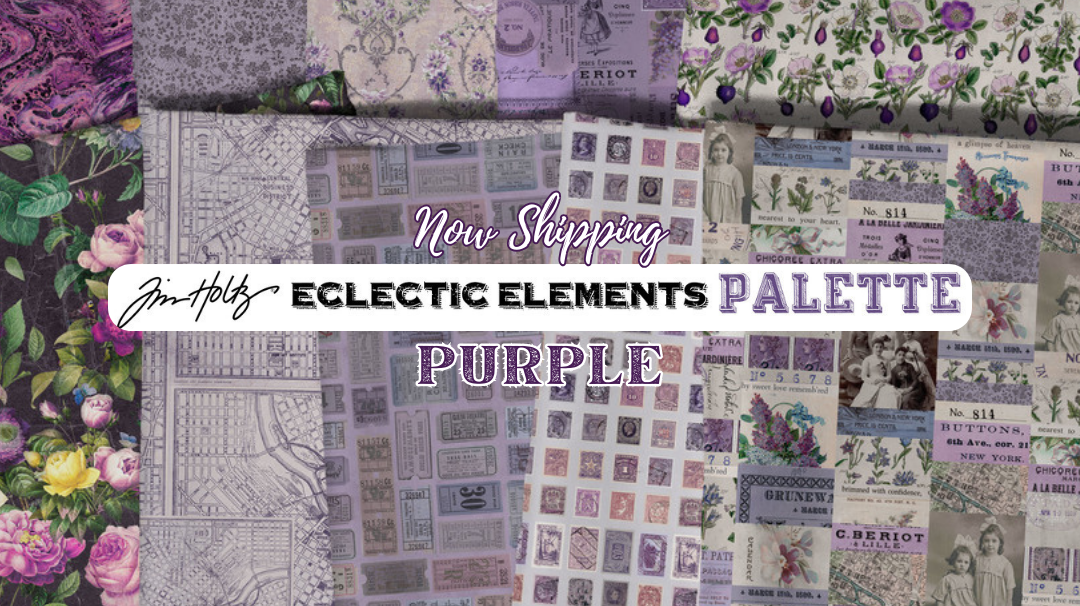 Tim Holtz Palette Purple: Vintage Charm Meets Creative Possibilities