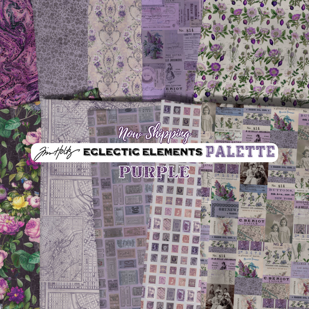 Tim Holtz Palette Purple: Vintage Charm Meets Creative Possibilities