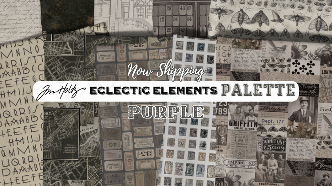 Tim Holtz – Palette Charcoal: Vintage Charm with Modern Versatility