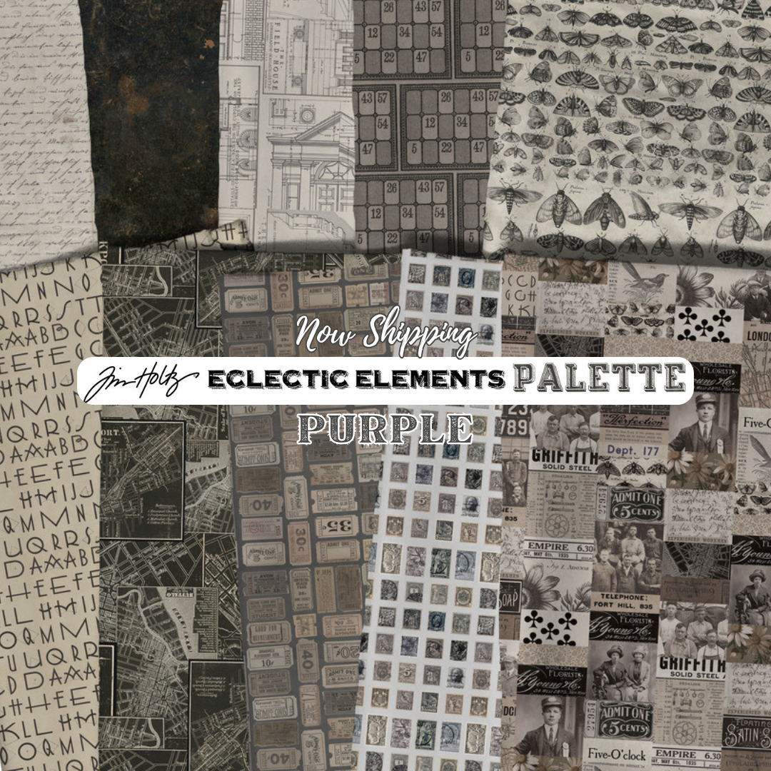 Tim Holtz – Palette Charcoal: Vintage Charm with Modern Versatility