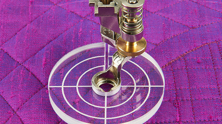 Tips for Using the Adjustable Ruler Foot with Slit #72S