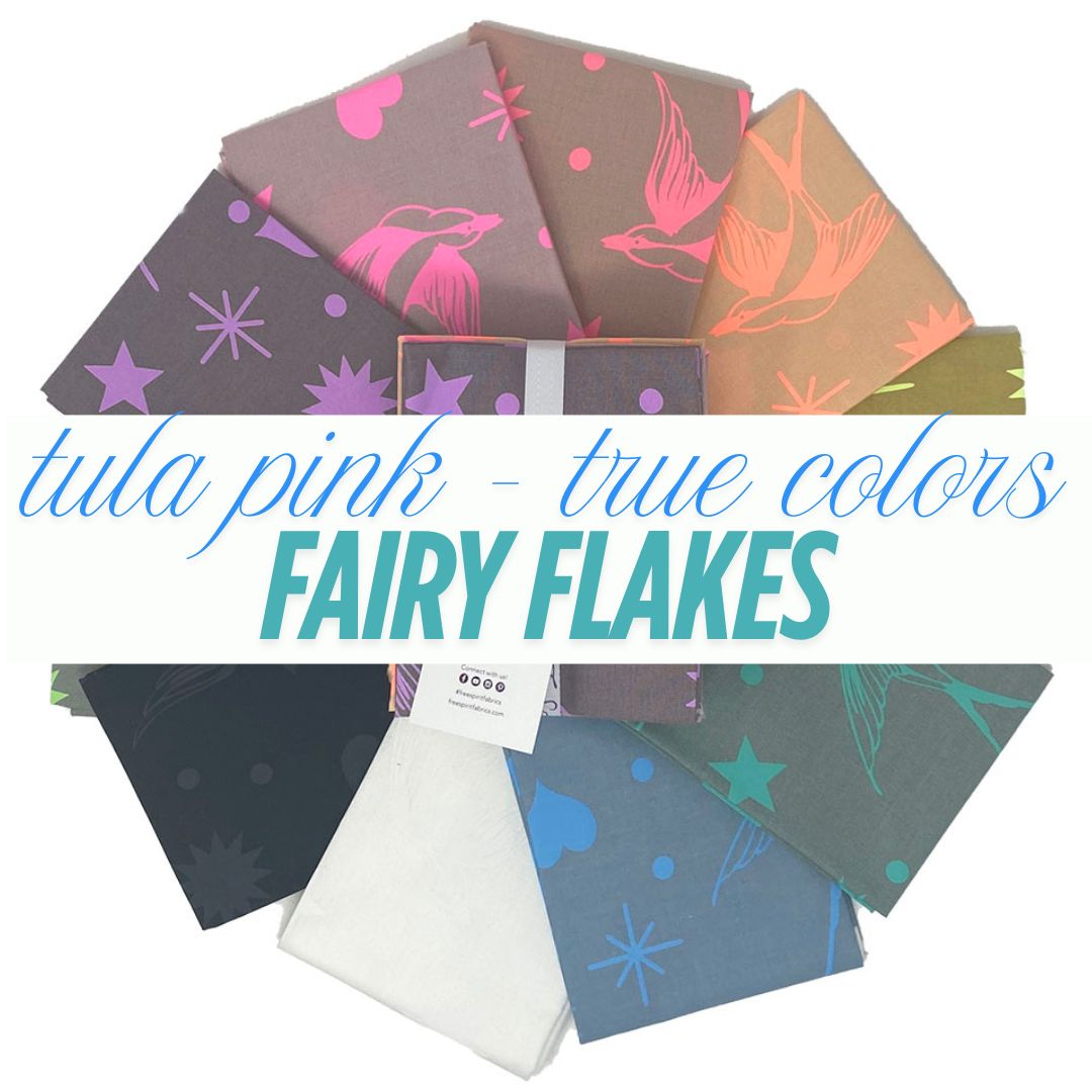 TULA PINK - TRUE COLORS - FAIRY FLAKES