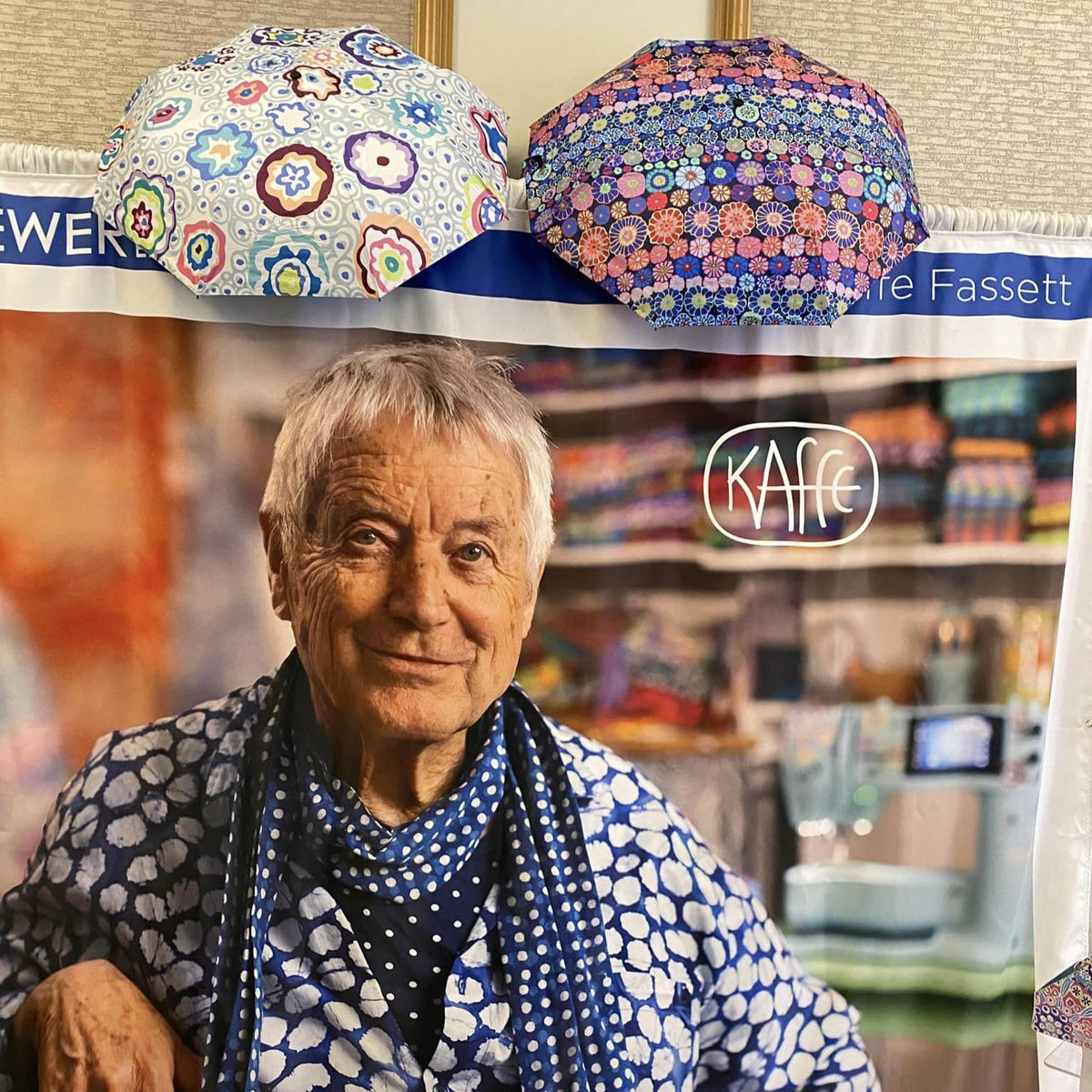 Kaffe Fassett Collective Spot 45cmx54cm ケイフファセット、フリー 
