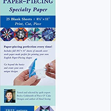 English - Paper Piecing - Specialty Paper