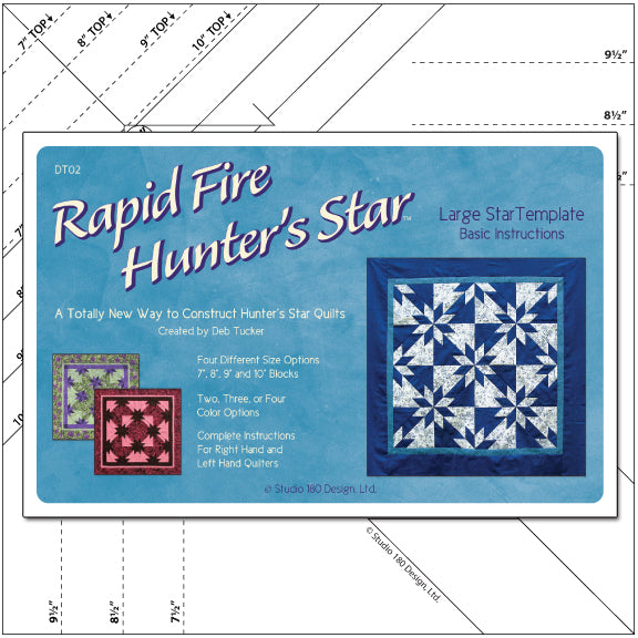 STUDIO 180 DESIGN - Rapid Fire Hunter's Star - Large Star Ruler