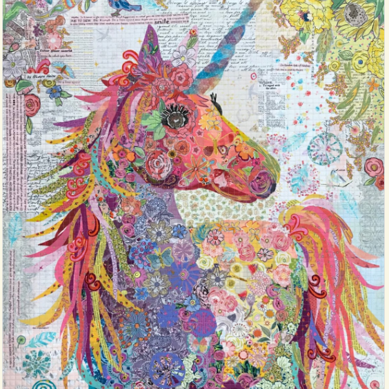 LAURA HEINE - Nola - A Unicorn Collage Pattern