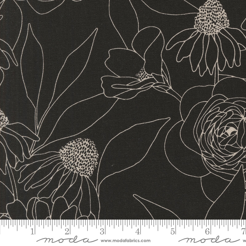 ALLI K DESIGN - BOTANY - Mochi Linen, Ink 511557L-12