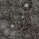 ALLI K DESIGN - True to Hue - Hidden Facet Florals, Black As Night White 511560-22
