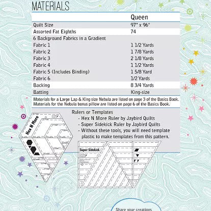 JAYBIRD QUILTS - Nebula Block of the Month