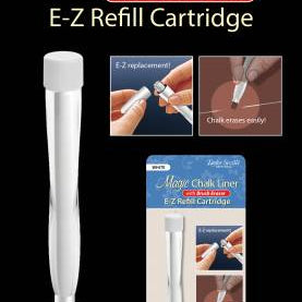 Magic Chalk Liner EZ Refill White With Brush