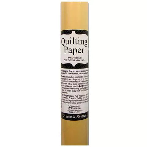 Golden Threads Quilting Paper - 12"