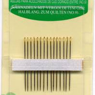 CLOVER Gold Eye Between / Quilting Needles Size 9