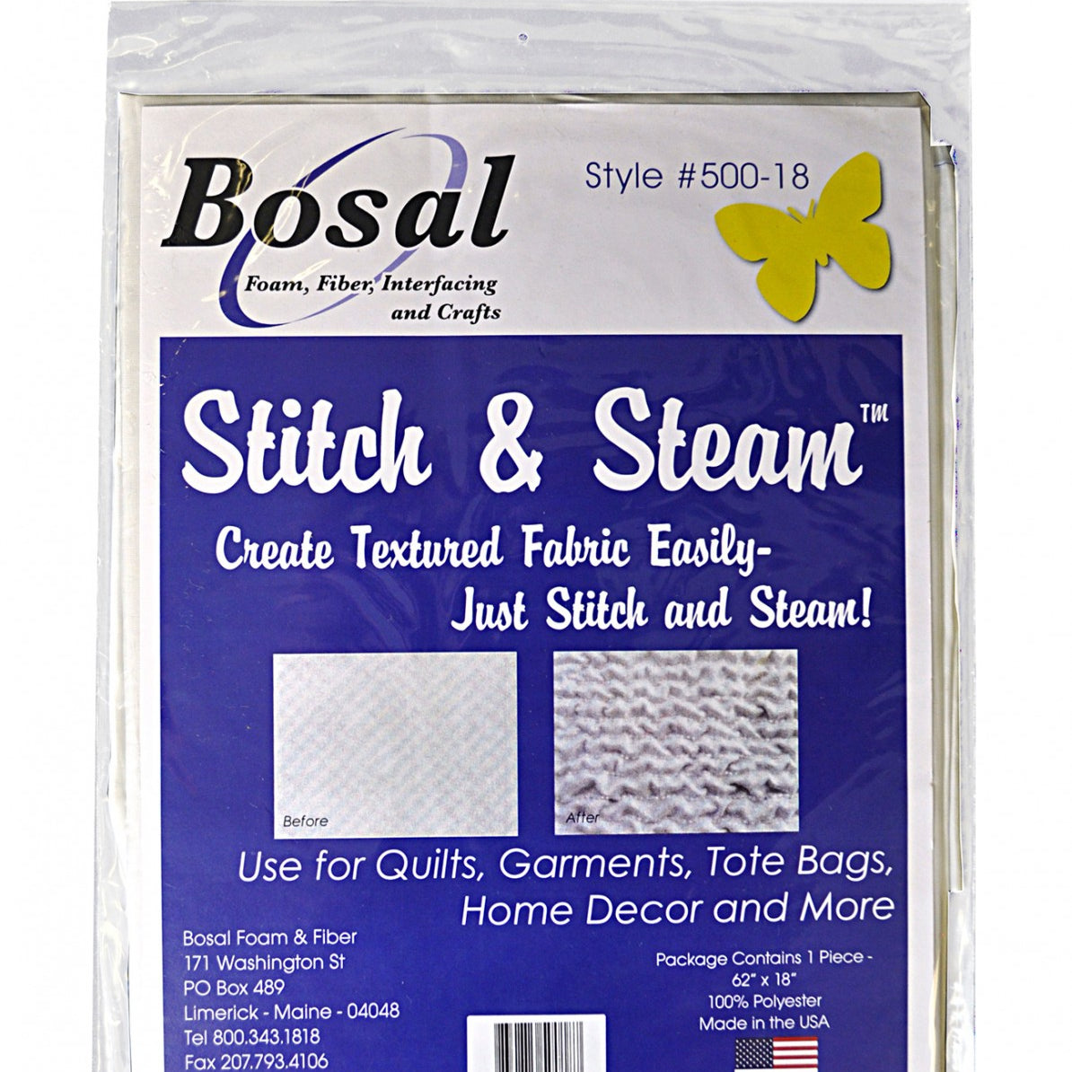 Bosal Stitch and Steam 62in x 18in