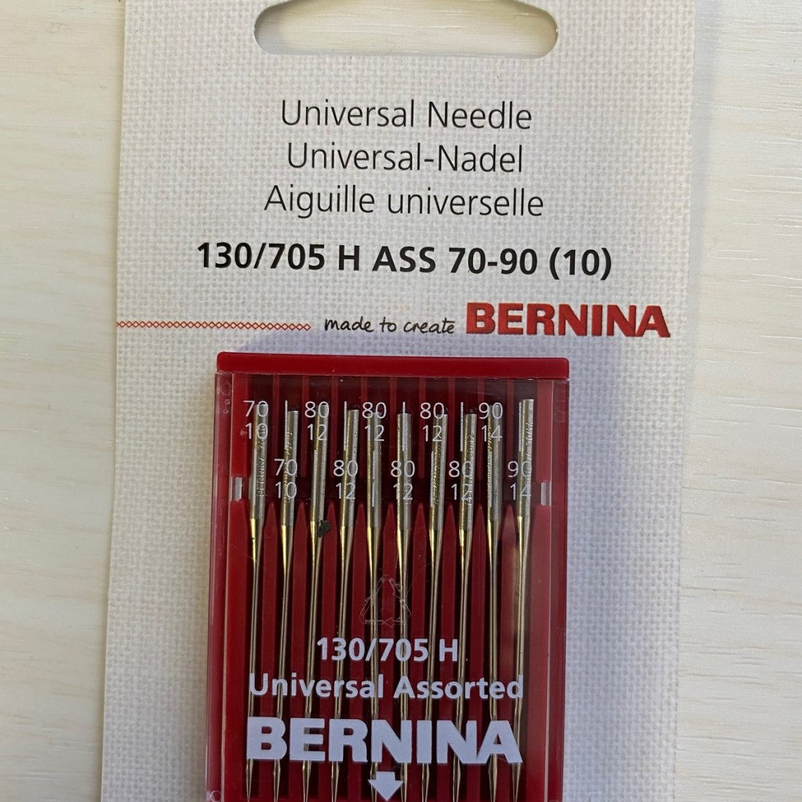 BERNINA CANADA  –  Needles – Universal - Size 70-90, 10PK
