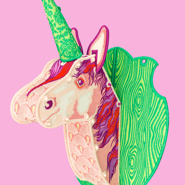 Tula Pink 4 1/2in Square Templ te with Unicorn main image 0