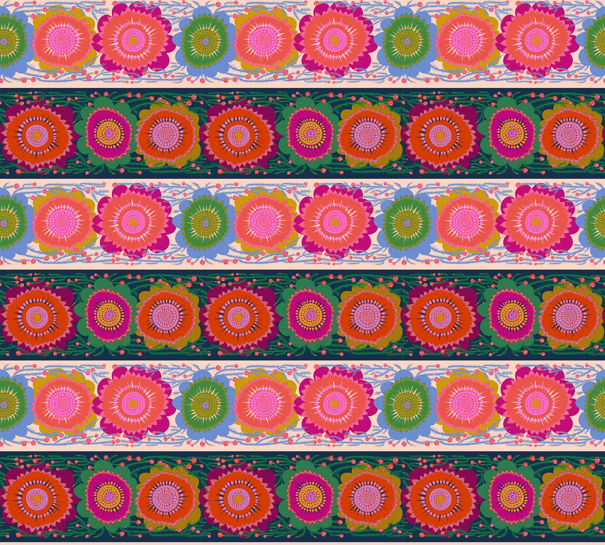 ANNA MARIA PARRY - Perennial Borders - Line Dance, Spunky AMT135-86C