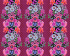ANNA MARIA PARRY - Perennial Borders - Beata’s Garden, Plum AMT137-84L