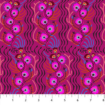 ANNA MARIA PARRY - Allegory - Tambourine, Magenta SHIPPING DECEMBER 2025 AMT147-28L