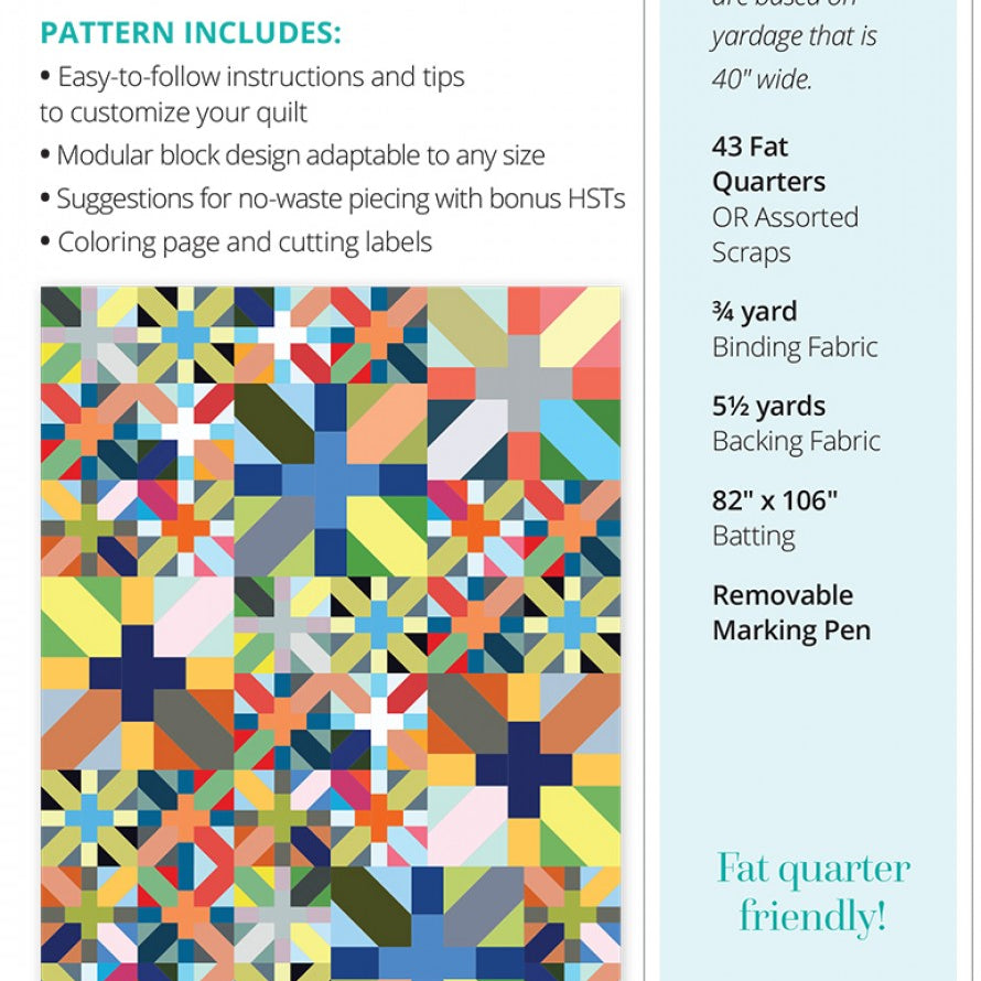 ANGELA PINGEL DESIGNS - Double Crossed Quilt Pattern