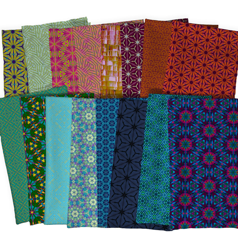 BILLY REUE - Kaleidoscope - Pre-cut Bundles FB4FQBR.KALEIDOSCOPE