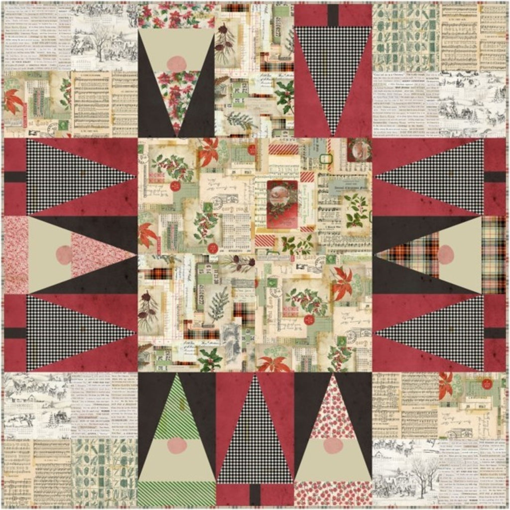 TIM HOLTZ - HOLIDAY PAST - Balsam Gnomes Table Topper or Tree Skirt