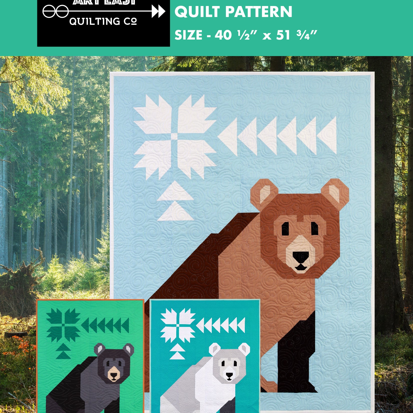 Art East Quilting Co - Bear-Wildered Pattern AEBW0325