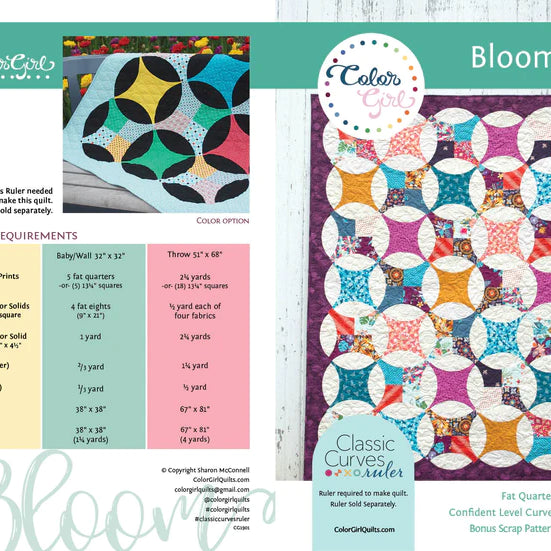 Color Girl Quilts - Bloom Pattern