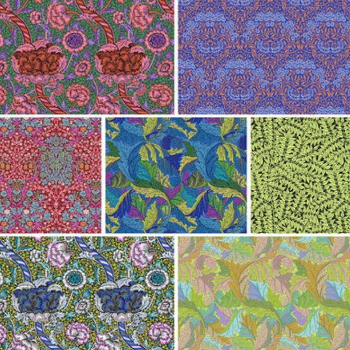KAFFE FASSETT X MORRIS & CO. - Fat quarter Bundle, Bold