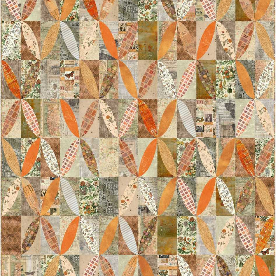 TIM HOLTZ - Palette Orange - Burnished Quilt Kit