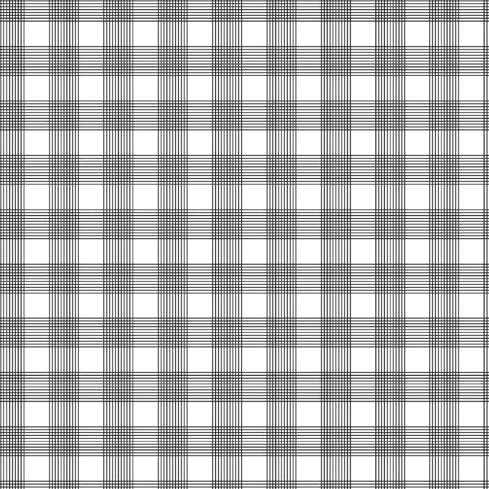 J. WECKER FRISCH - PRESS ON - Pinstripe Plaid, Black