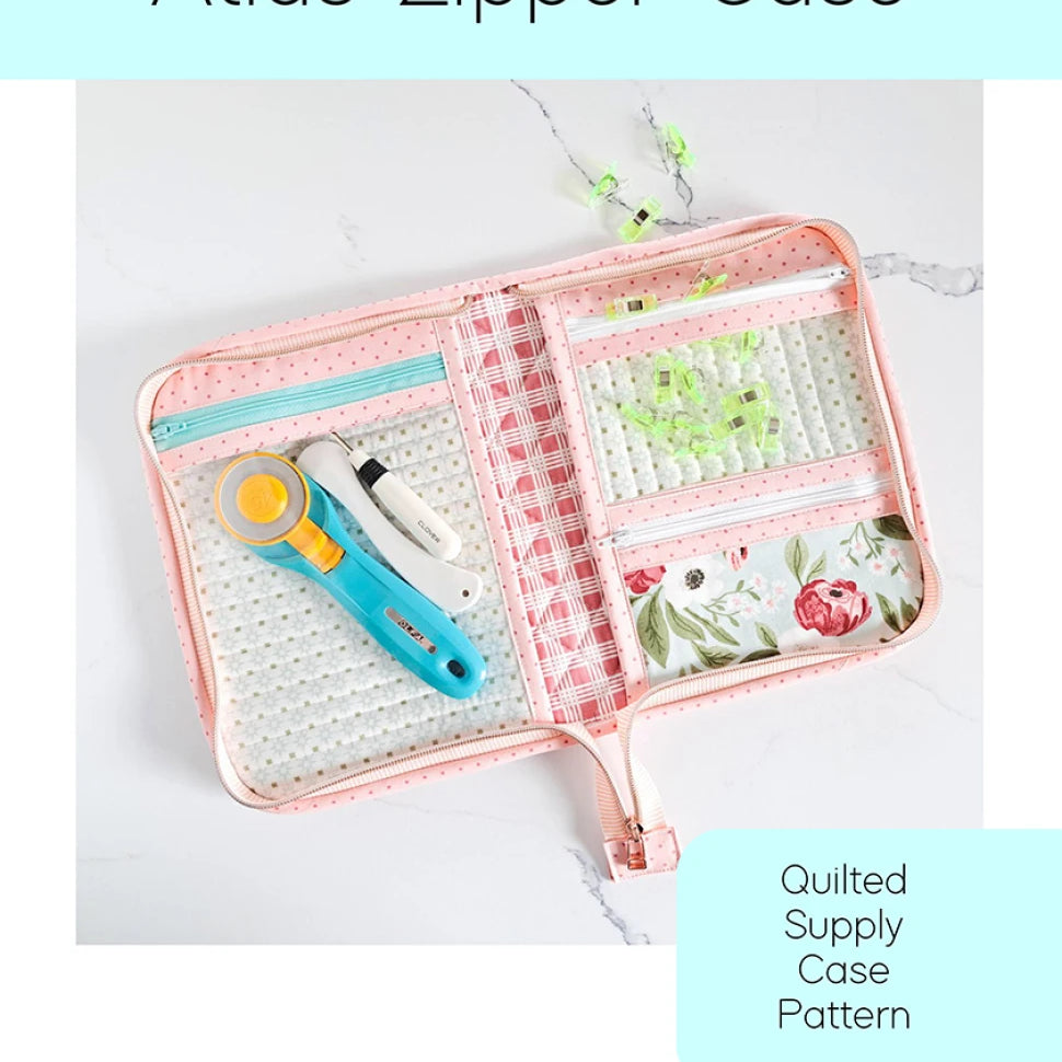 CENTER STREET QUILTS - Atlas Zipper Case Pattern CEN104