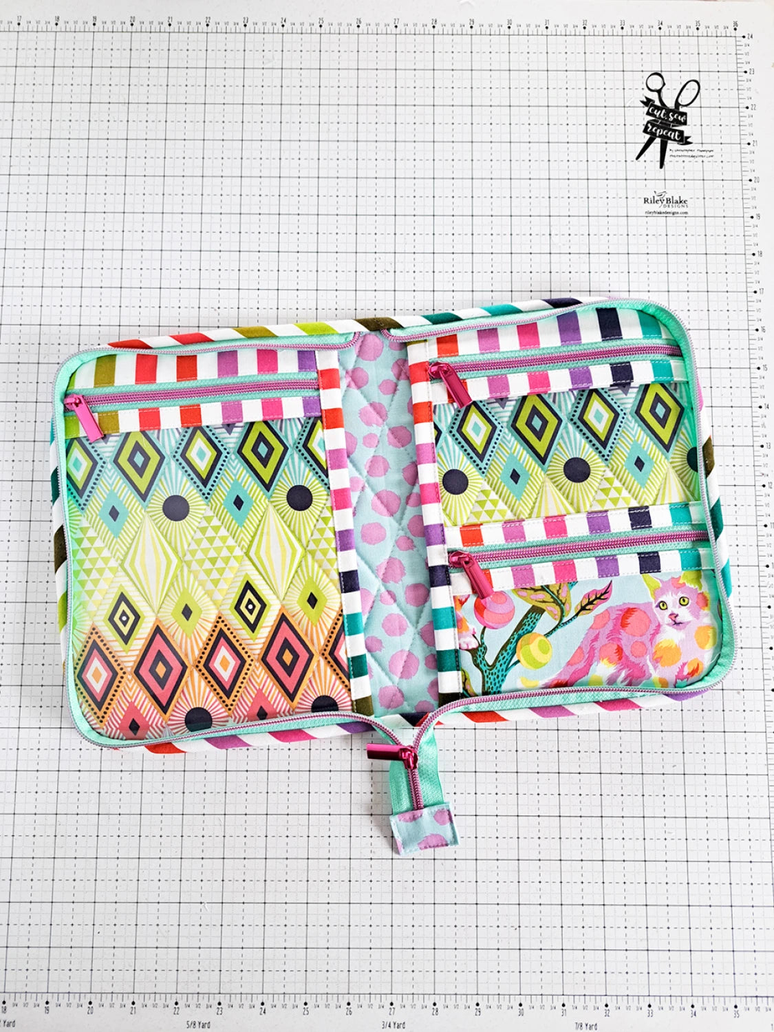 CENTER STREET QUILTS - Atlas Zipper Case Pattern CEN104