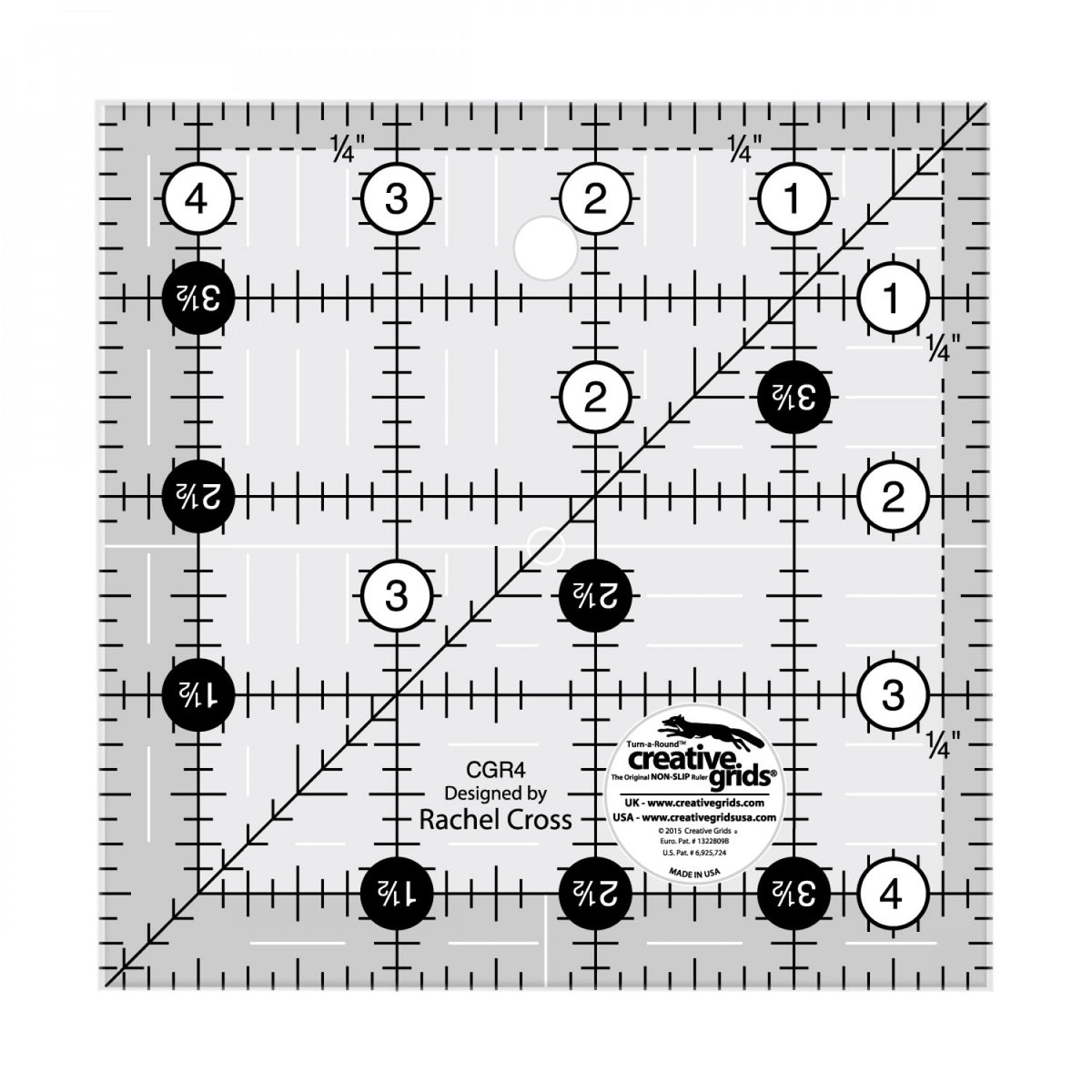 Creative Grids Quilt Ruler 2-1/2in x 4-1/2in – Keepsake Quilting