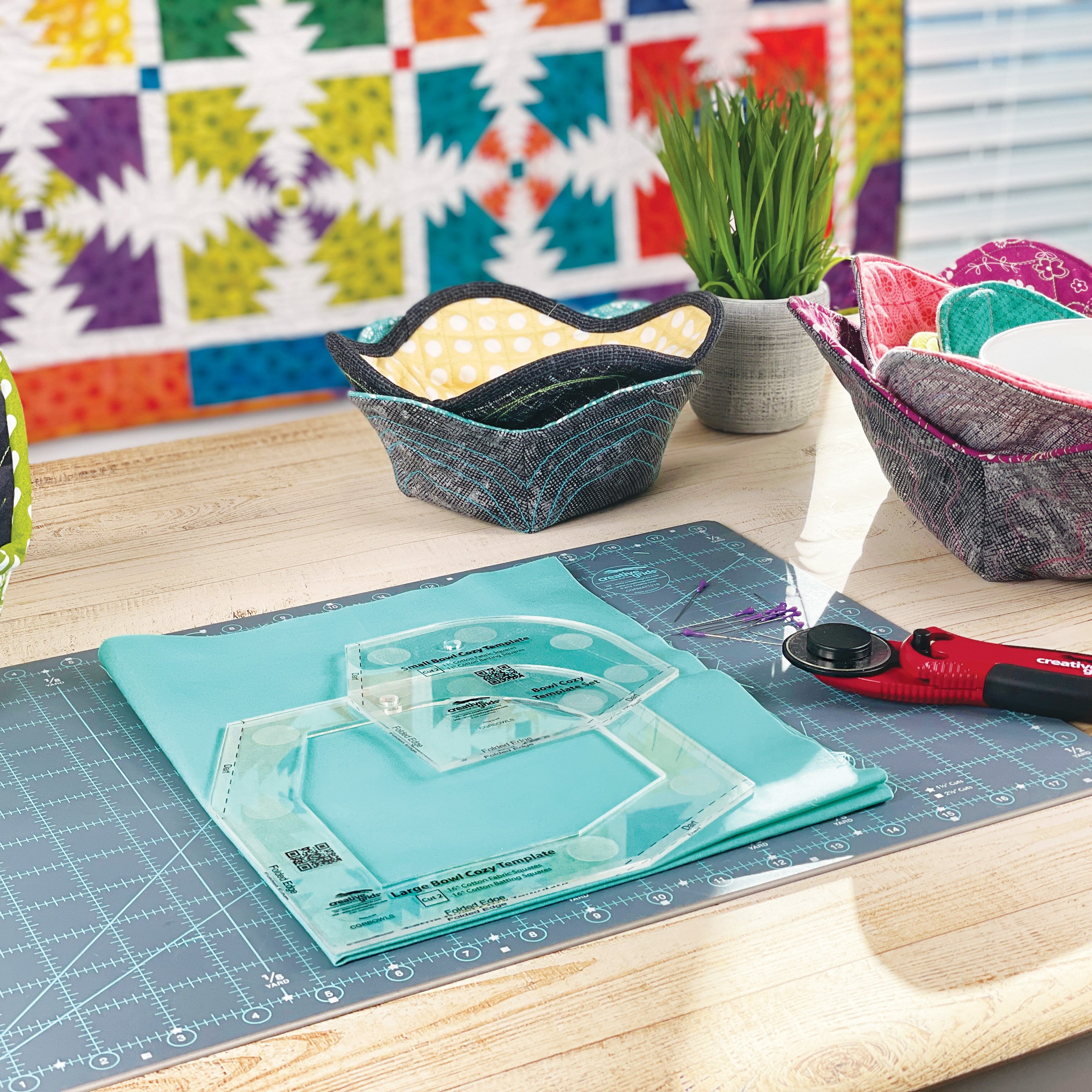 Creative Grids Bowl Cozy Template Set