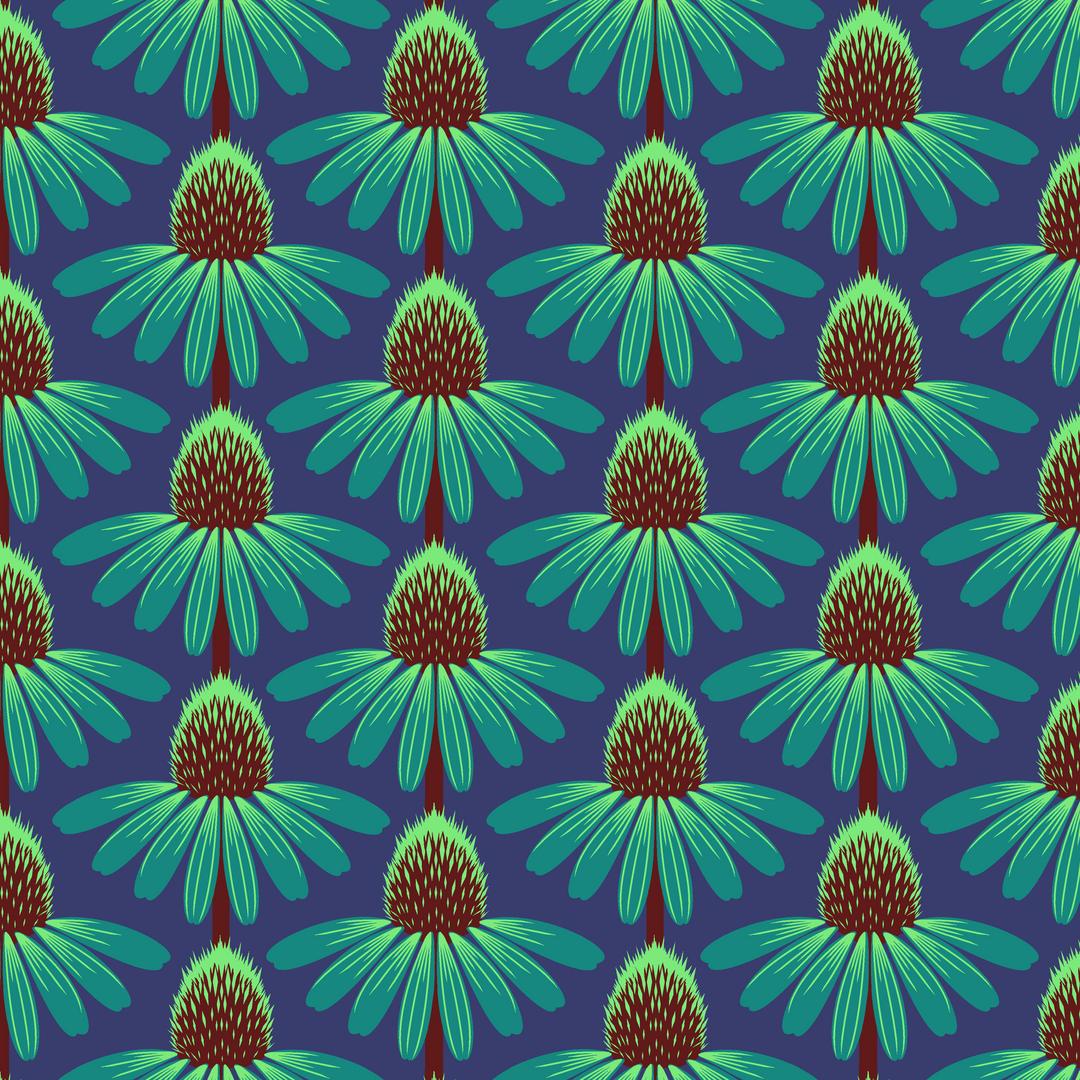 ANNA MARIA HORNER - LOVE ALWAYS, AM, COTTON LAWN - Echinacea, Sea