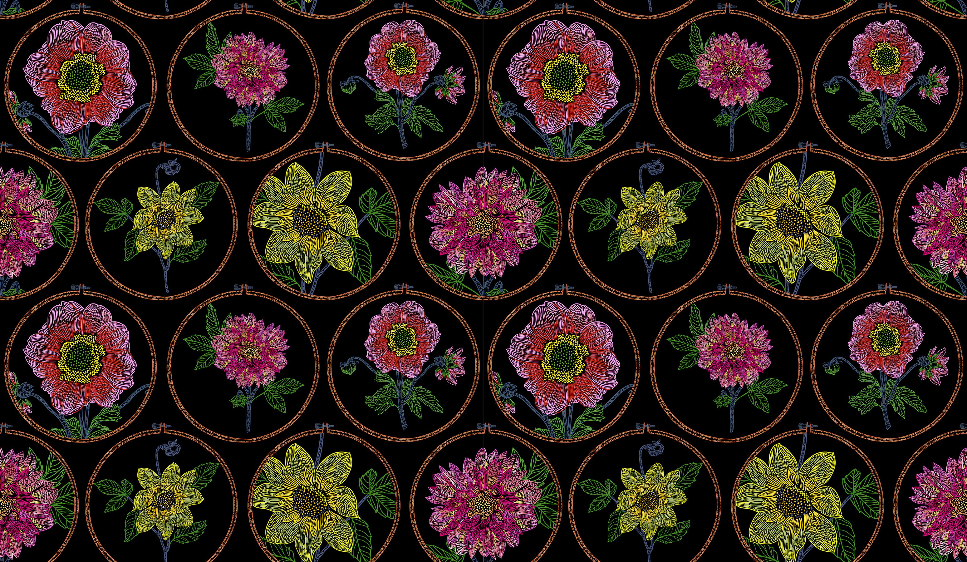 ANNA MARIA PARRY - Silhouette - Feeling Hoopful, Black CLAMT100-99L