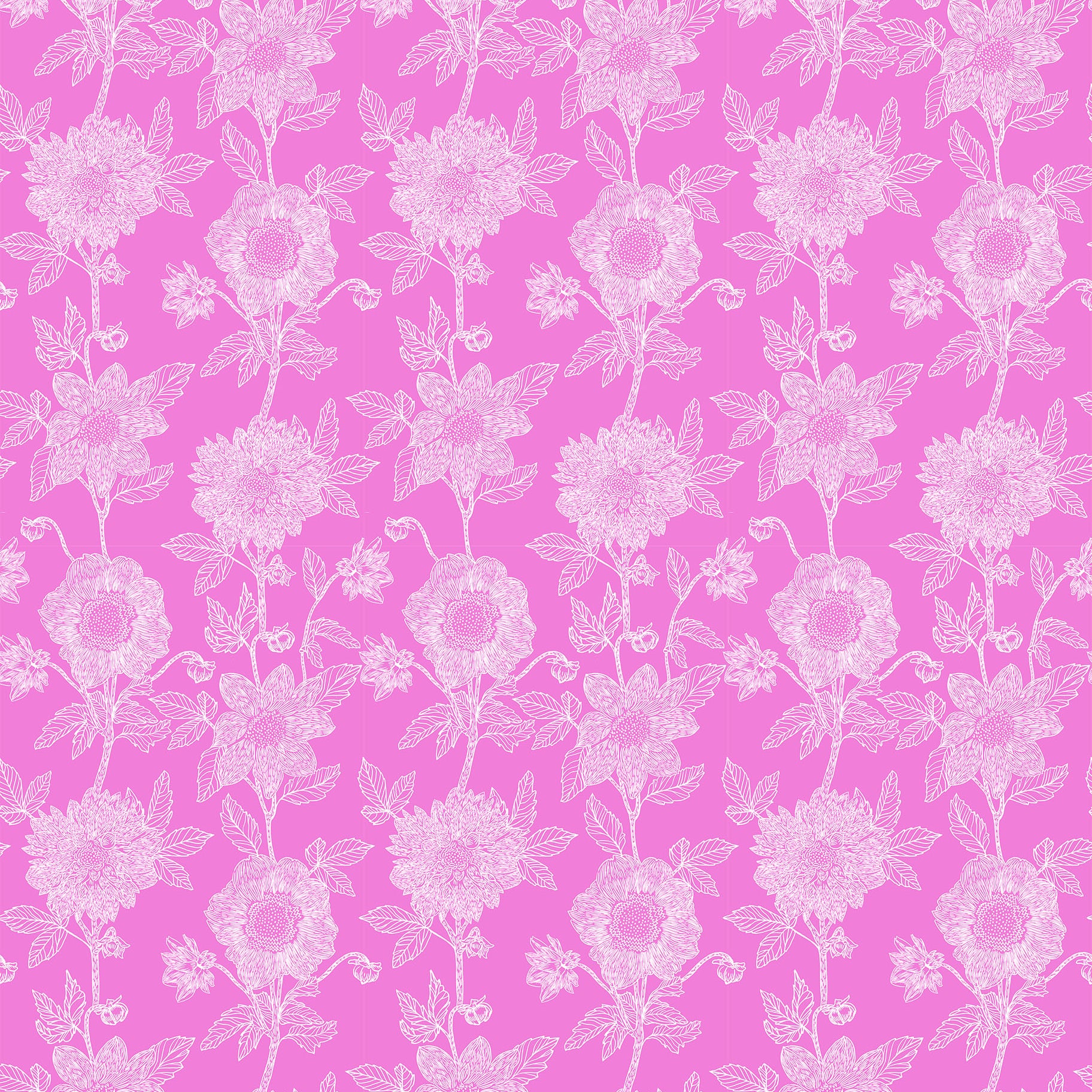 ANNA MARIA PARRY - Silhouette - Stitched Dahlia, Fuchsia CLAMT104-28L